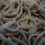 蕎麦 美酒 健肴 佳蕎庵 - 粗挽きアップ