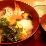 魚松 - 海鮮丼　割引で1,000円　福岡ダイエーホークスに感謝ｗｗ