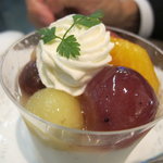 京橋千疋屋 - フルーツの杏仁豆腐