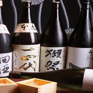 期間限定品や入手困難な銘柄も…◇豊富に取り揃える「日本酒」