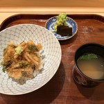 たきや - 御食事（かき揚げ丼）