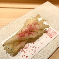 たきや - 白魚に桜塩をかけて