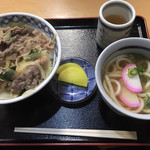 大森屋 - 肉丼・ミニうどん セット