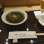 築地寿司岩 - 「じゅん菜もずく」800円