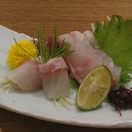 築地寿司岩 - 「ハタお造り」2,200円