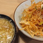 煮干そば 流。 - 油つけ麺＋限定辛ネギトッピング¥780＋¥200