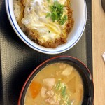 Katsuya - かつ丼 竹 & 豚汁(大)