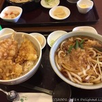 大村庵 - 
            ■キス天丼セットうどん付き（830円税込）