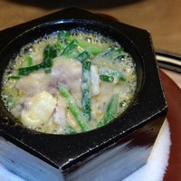 たか田八祥 - 鮟鱇をグツグツ焼いてます