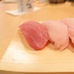 まぐろや石亭 - 「究極のまぐろ七貫握り」