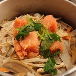 酉や 喜兵衛 - 明太子の釜飯。