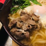 あずみうどん	 - 猪肉