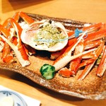 味処 高崎 - 加能がに(ゆで)