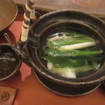 鮨 そえ島 - お出汁が美味しく、ネギもシャキシャキです