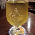 フルモンティ - 樽生サイダーのASPALL　パイントです