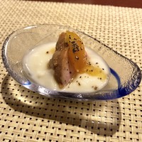 コントワール ミサゴ - あん肝、蕪のピュレ、金柑