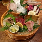 魚居酒屋 すなおや - お造り7種盛り