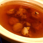 蔵の庄 - この お出汁の中に “ せり ” を 投入