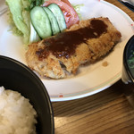 ウッドペッカー - 料理写真:サービスランチ(この日はチキンカツ)