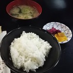 ぱいち - セット(ライス・味噌汁) 350円 ♪