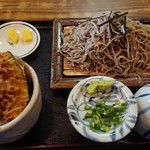 安麺棒 - 天丼ざる、大盛（税込1,540円）