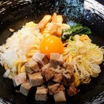 麺家 ぶらいとん - あぶらめん小盛（麺屋ぶらいとん 旗の台）