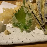 蕎麦切り 春のすけ - 天ぷら（天セイロ）