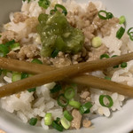 蕎麦切り 春のすけ - そぼろめし