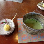 花仙庵 仙仁温泉 岩の湯 - 抹茶と和菓子