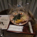 花仙庵 仙仁温泉 岩の湯 - 夜食のフルーツ