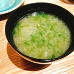 Tsukiji Aozora Sandaime - 味噌汁