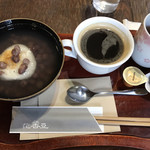 ギャラリー 花杏豆 - ぜんざい＋コーヒー
