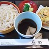 田舎うどん篠新 - 料理写真:もり・うどん、かき揚げ追加で。
