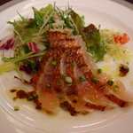Bisutoro Saryu - 単品前菜・金目鯛のカルパッチョ