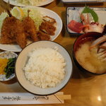 弥次喜多 - 魚河岸定食（980円）