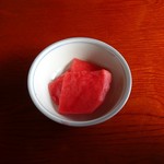松鶴 - 赤カブのお漬物♪