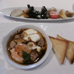 THE HIRAMATSU HOTELS&RESORTS - 半熟目玉焼きとフォアグラ、温野菜