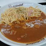 養老サービスエリア(下り線)フードコート オリエンタルカレー本舗 - 料理写真:カレー焼きスパ680円