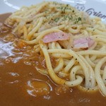 養老サービスエリア(下り線)フードコート オリエンタルカレー本舗 - 料理写真:焼きスパはカルボナーラのよう