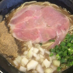 Menjarasu Ke - 魚々ラーメン。富山の煮干し系有名店より美味しかったです・・・まじで、