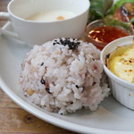カフェ ド ポワン - 雑穀米