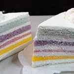 不二家 - 料理写真:夢色レインボーケーキ