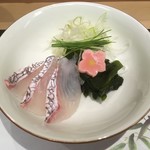 北新地 鮨 葵 - 明石鯛しゃぶしゃぶ