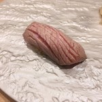 北新地 鮨 葵 - 大トロの炙り