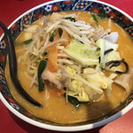 マルキ屋 - 辛みそ野菜炒めラーメン