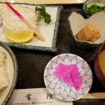 Hitachi - 焼魚定食 目鯛