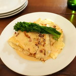 チェリー - 真鱈とじゃが芋のクレープシュゼット1,500円