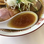 中華そば しば田 - アッサリ無化調スープに華やかな醤油ダレ（そごう千葉店「ご当地うまいもの大会」）