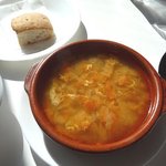 La Colmena - ランチ　ニンニクのスープ