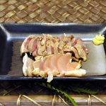 Sakedokoro Sakura - 地鶏のたたき　一度食べたらこのうまさやみつきです！